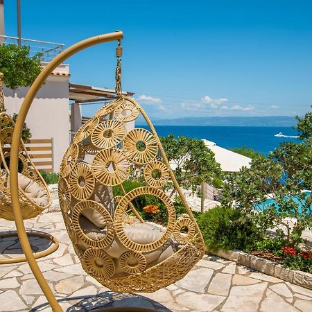 Villa Terra Del Nonno With Sea Views & Pool Gaios Exteriér fotografie