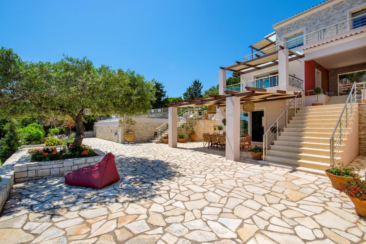 Villa Terra Del Nonno With Sea Views & Pool Gaios Exteriér fotografie