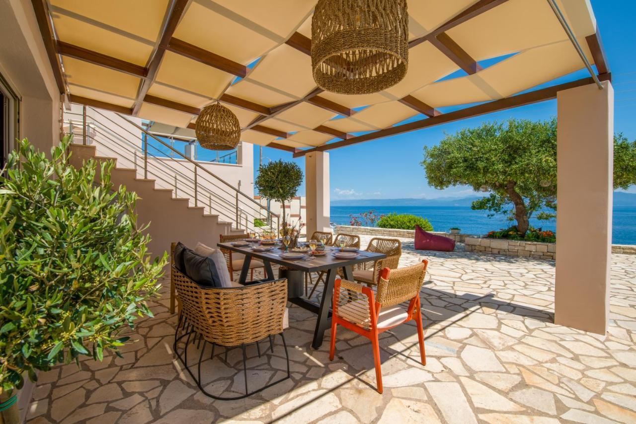 Villa Terra Del Nonno With Sea Views & Pool Gaios Exteriér fotografie