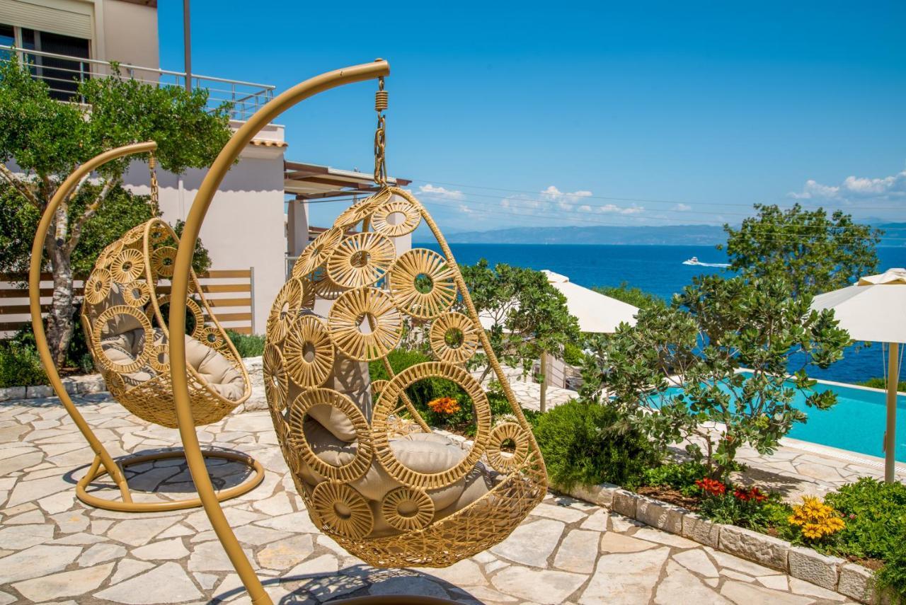Villa Terra Del Nonno With Sea Views & Pool Gaios Exteriér fotografie