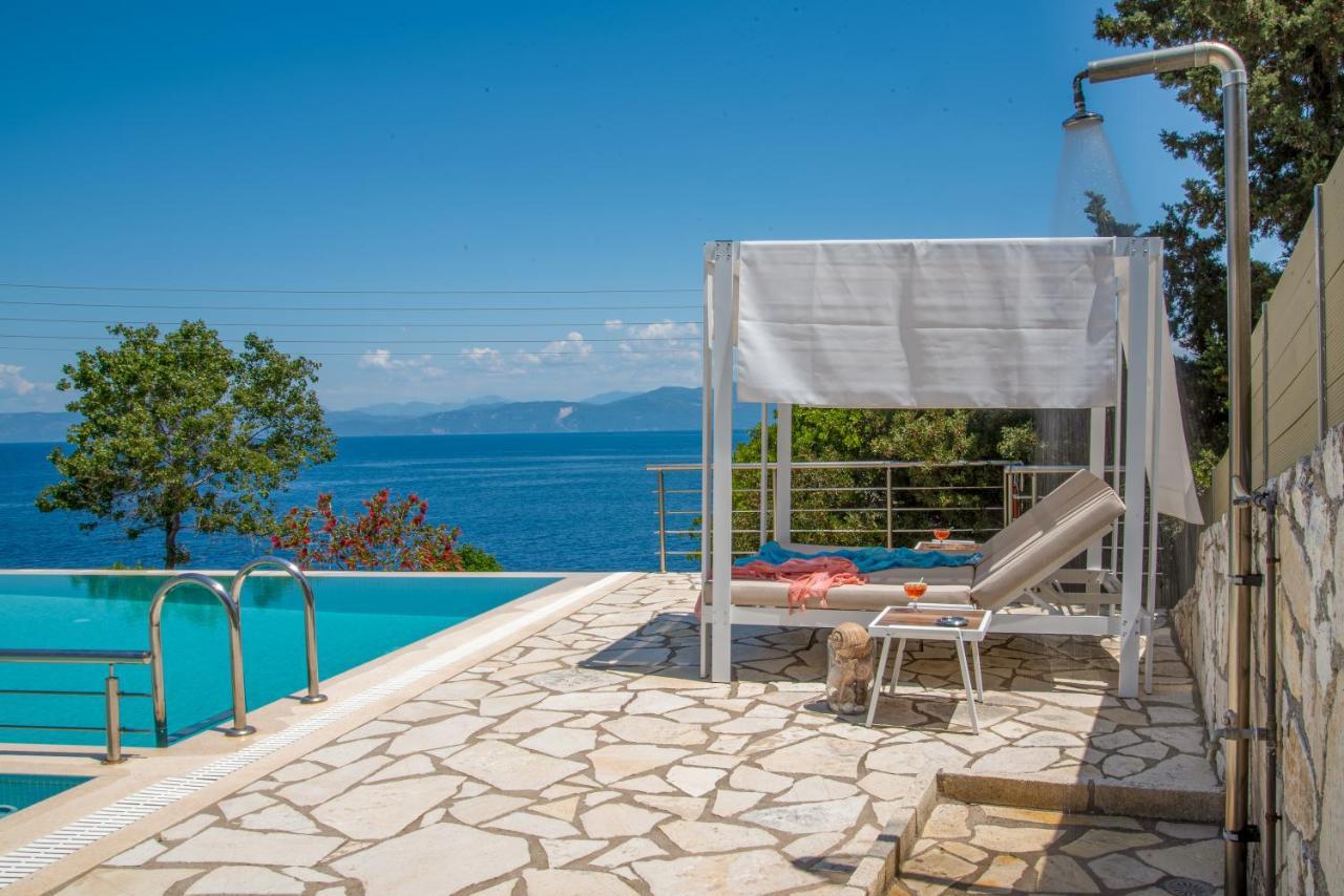 Villa Terra Del Nonno With Sea Views & Pool Gaios Exteriér fotografie