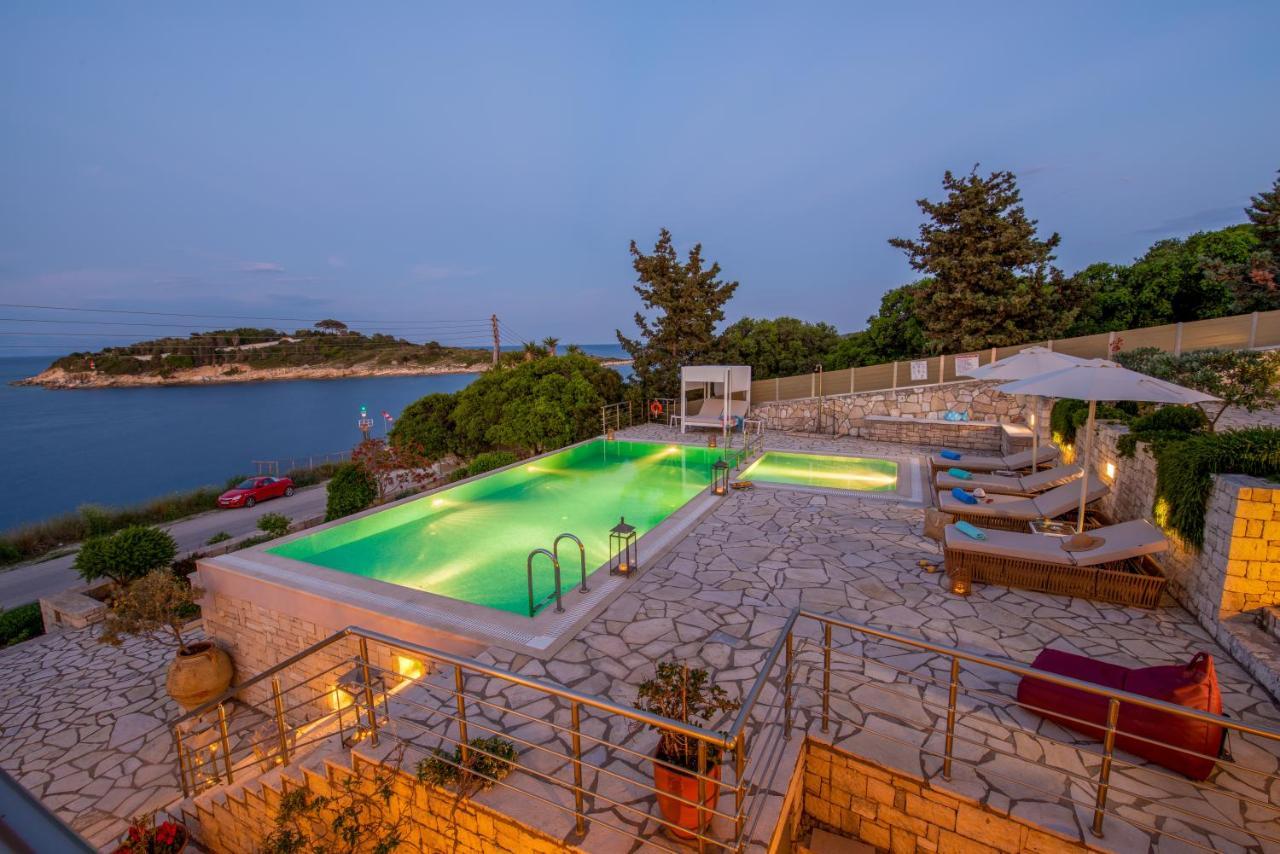 Villa Terra Del Nonno With Sea Views & Pool Gaios Exteriér fotografie