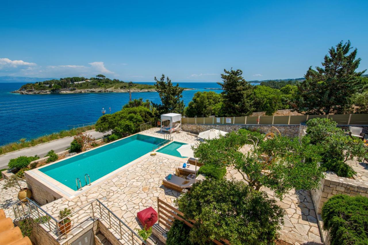 Villa Terra Del Nonno With Sea Views & Pool Gaios Exteriér fotografie